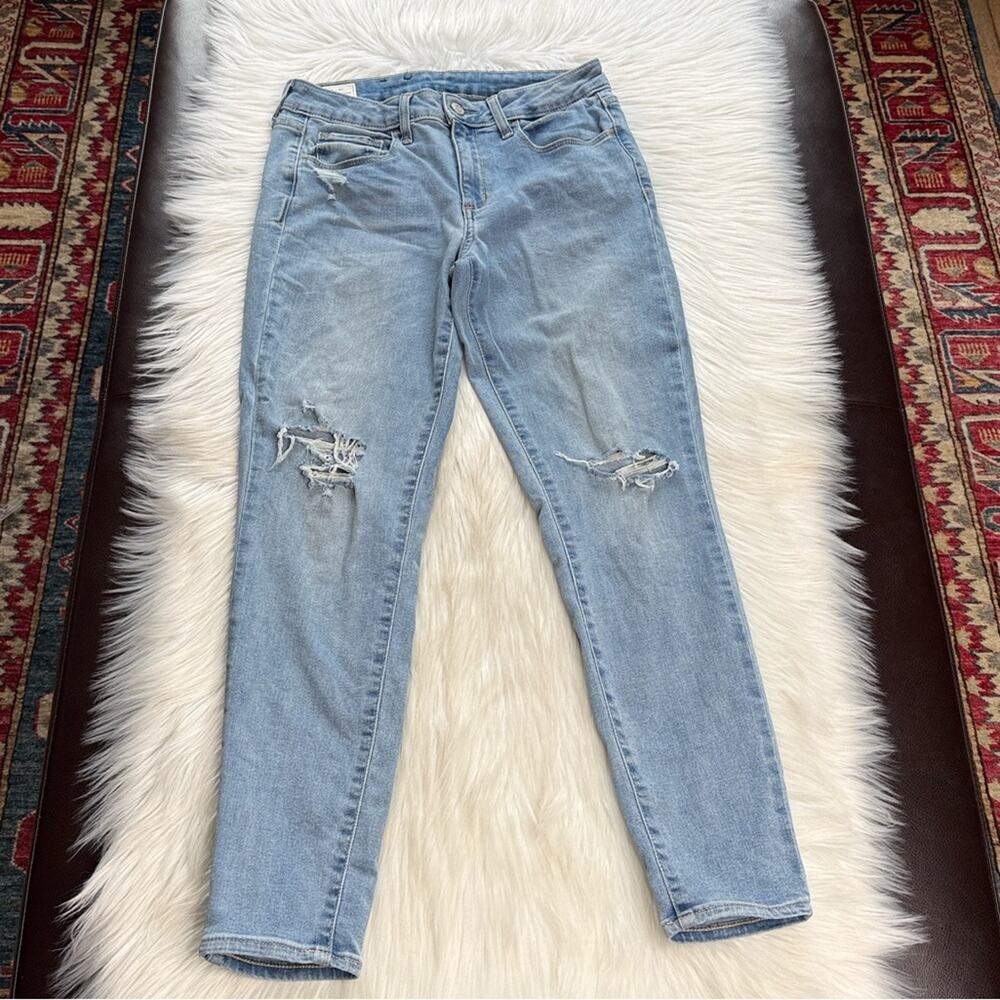 GAP Mid Rise Universal Distressed Jeggings